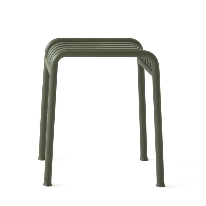 Hay Palissade Fußhocker Sitzhocker Hocker Beistelltisch Ottoman Stahl Olivgrün - 5710441202752