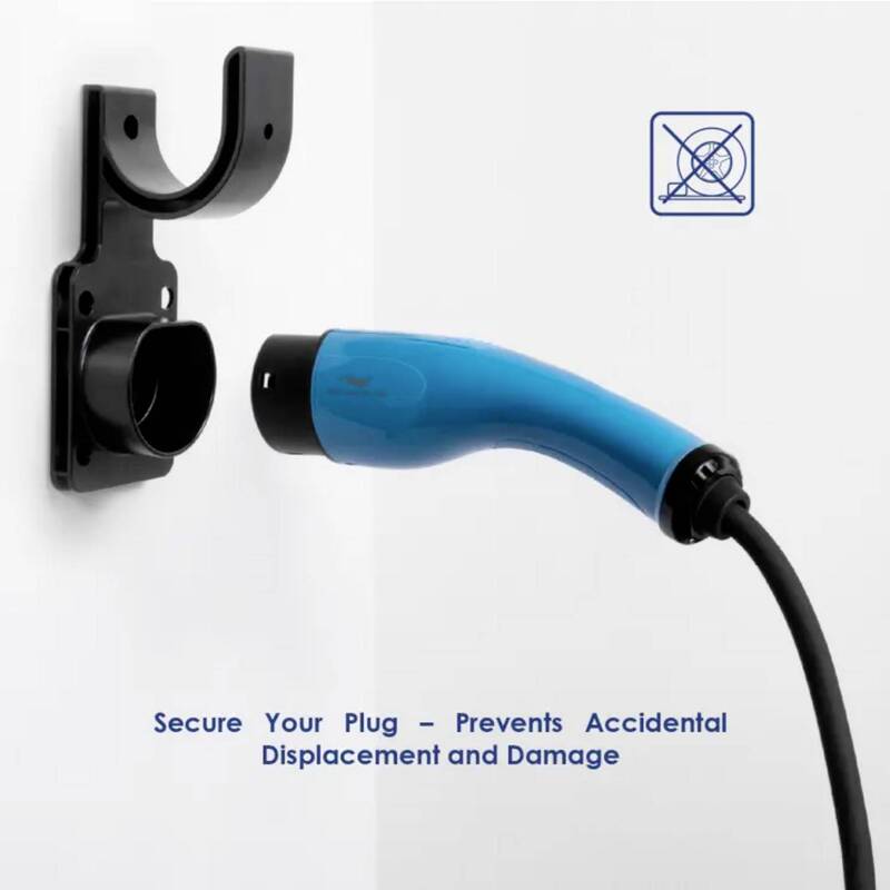 Akyga Wandhalterung Typ 2 AK-SC-E15 für Typ 2 Ladestecker 200mm 145g kompakt - 5906708750078