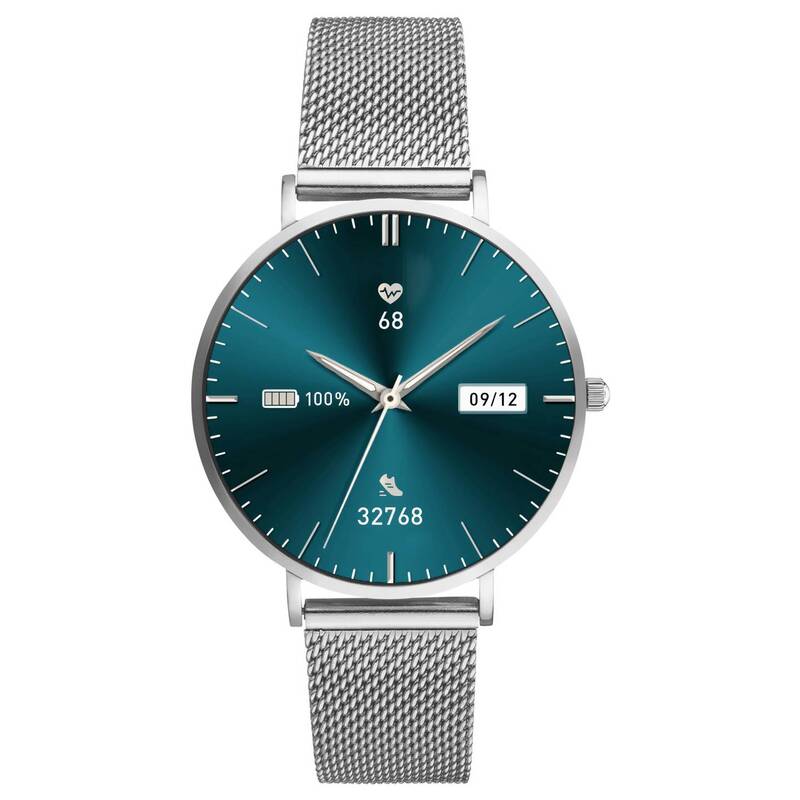 XCOAST SIONA 2 Smartwatch Silber IP68 AMOLED bis 6 Tage Akku - 4260449577082