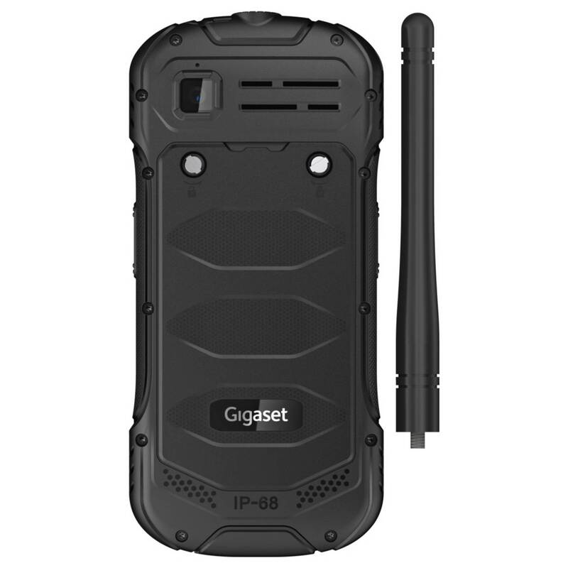 Gigaset Outdoor-Handy GLX 8 ACTIVE IP68 Mobiltelefon schwarz Dual-SIM 2500mAh - 4255781905822
