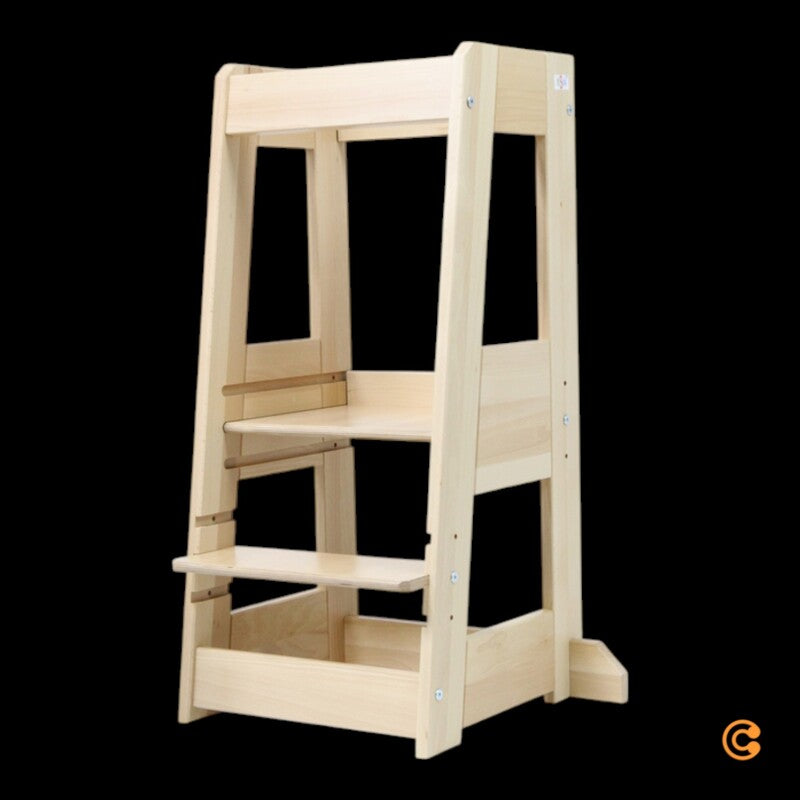 tiSsi Lernturm Felix Spielturm Kinderzimmer Kinderhocker Kinderlernturm natur - 4260657580188