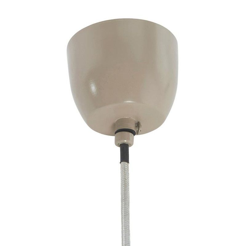 Makramee-Hängeleuchte Jippie 40 cm, Beige – PR Home - 7330976124367