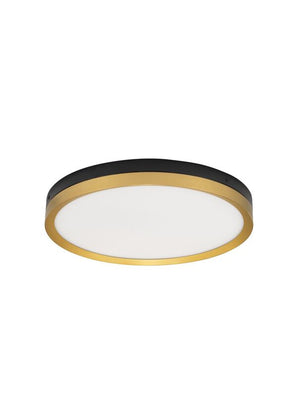 B-Ware Nova Luce Deckenleuchte Deckenlampe LED CANTRIA Schwarz Warmweiß 40cm 31W Lampe