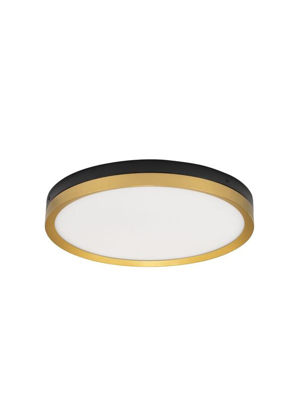 Nova Luce Deckenleuchte Deckenlampe LED CANTRIA Schwarz Warmweiß 40cm 31W Lampe - 5212017439833