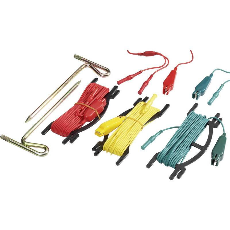 Voltcraft Erdungsmessgerät ET-02 Messgerät Erdungswiderstand 600V CAT III 200Ω - 4016138526059