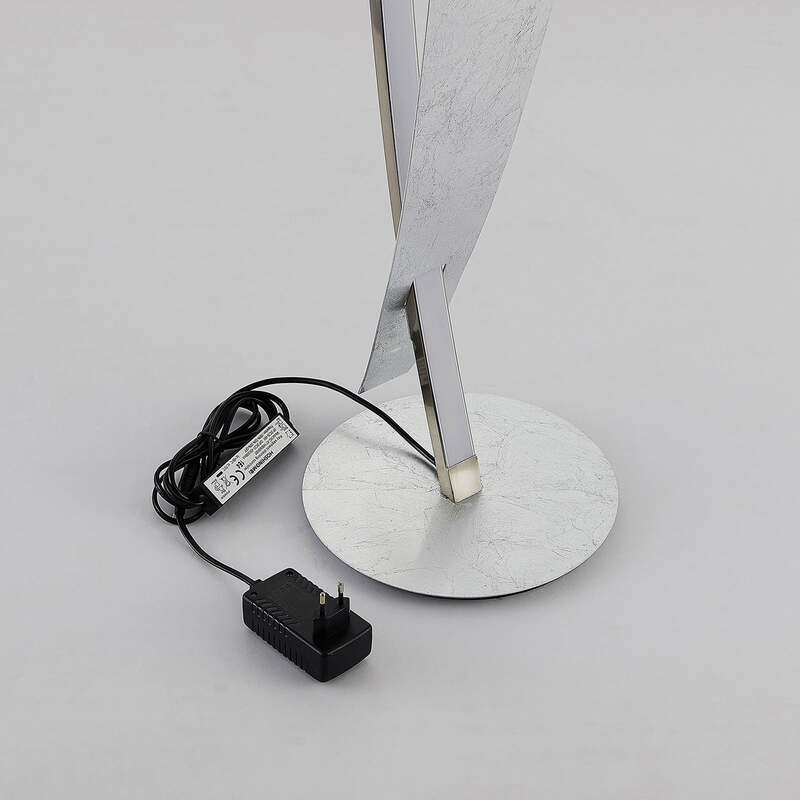 Lucande Stehleuchte dimmbar Marija LED Lampe silber 140cm elegante Leuchte - 4251096553642