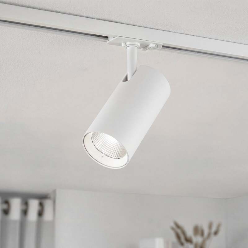 Lindby LED Schienen Spot Linaro dimmbar Aluminium CCT 3000K bis 5700K weiß Ø7cm - 4255830906091