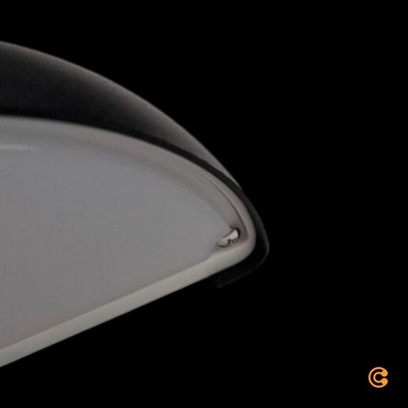 Nordlux Außenwandleuchte Scorpius aus Kunststoff schwarz Wandlampe Lampe E14 LED - 5704924015106