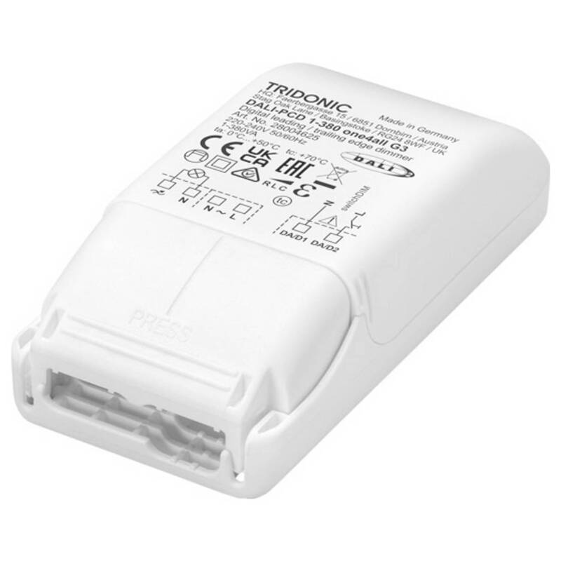 Tridonic Dimmer Schalter DALI-PCD 1-380 one4all G3 LED Phasenanschnitt 1 St - 9006210816159