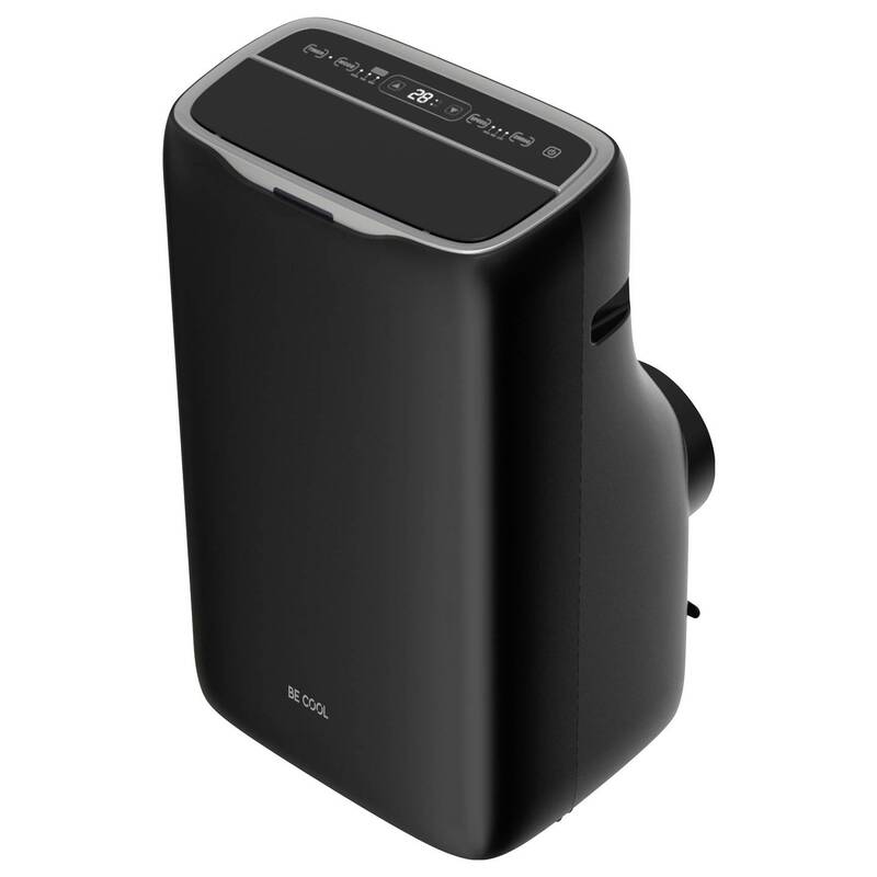 Be Cool Monoblock-Klimagerät 14000 BTU Heizgerät Kühlen Heizen schwarz 120m³ - 9005151005639