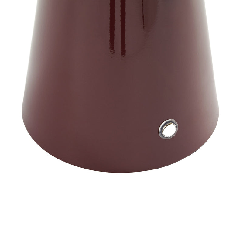 Lindby Tischlampe LED Akkulampe Nevijo dimmbar rot Touchdimmer Ø20cm 30cm - 4255830913310