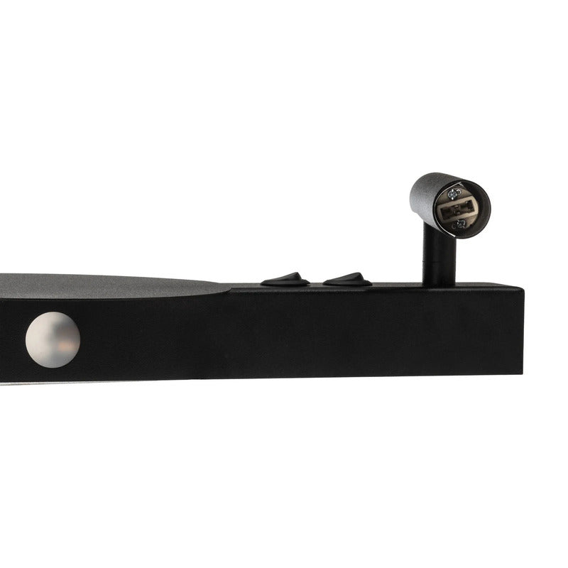 Wandleuchte Hotel Mood B schwarz LED Wandlampe Lampe Leuchte aus Stahl 41x22,5cm - 5902846817871