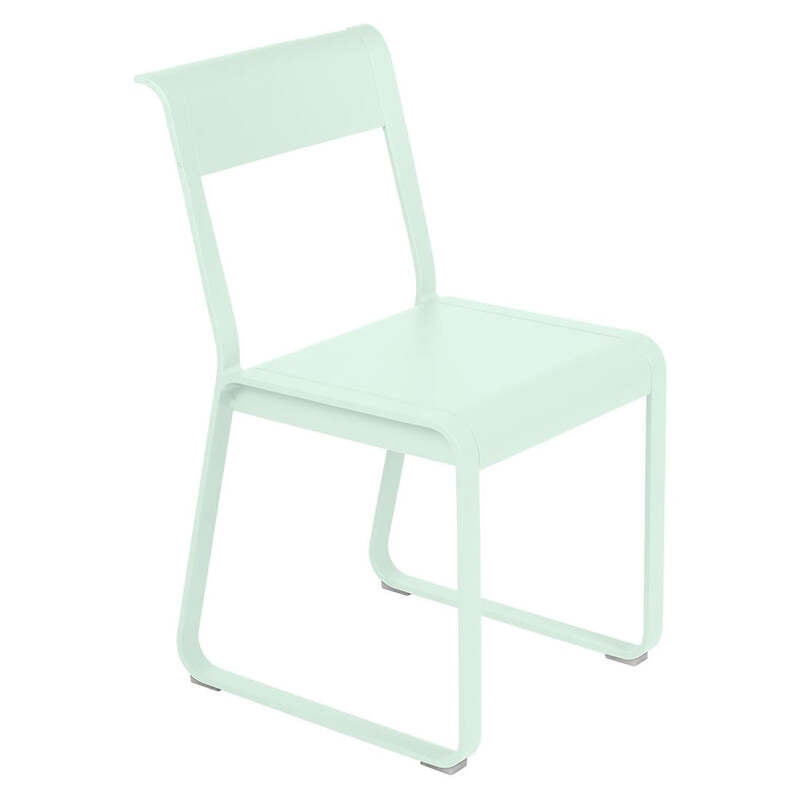 Fermob Gartenstuhl Stuhl Bellevie V2 Kufengestell  Aluminium SIEHE TEXT/FOTO - 3100540448755