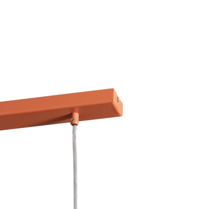 Hängeleuchte Rif 3 ziegelrot 3-flammig dimmbar Stahl 67x15 cm Sigma - 5902846810674