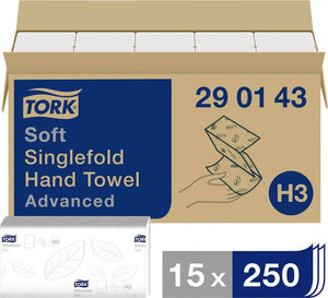 B-Ware tork Papierhandtücher Falthandtücher Badezimmer Toilette Handtücher