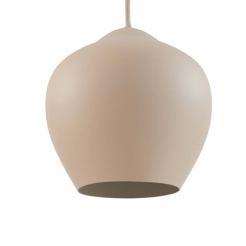 Lucande Hängeleuchte Malisa beige 3-flammig Metall 90 cm dimmbar E27 - 4251911796414