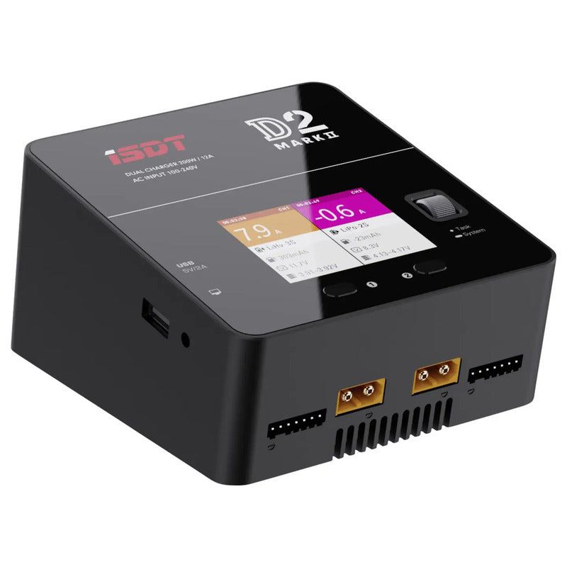 ISDT Modellbau-Multifunktionsladegerät D-2 MARK2 12A LiPo LiIon NiMH Blei 200W - 6971337051208
