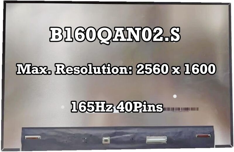 B160QAN02.S LCD-LED-Bildschirm 16 Zoll,165 Hz 40-polig 2560x1600 Ersatzdisplay - 1