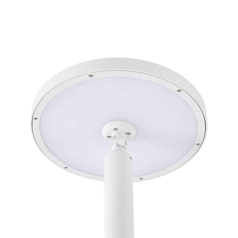 Lucande Außenleuchte Gartenleuchte Akito LED Lampe 260cm IP54 weiß Aluminium - 4255830911484