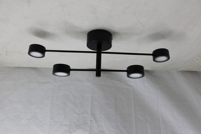 Nordlux Deckenleuchte Deckenlampe LED vierflammig schwarz verstellbar dimmbar Me - 5704924018442