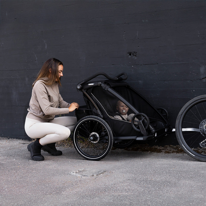 THULE Chariot Sport 2 Double Kinderanhänger Jogging Schwarz 2 Plätze - 0197074564740