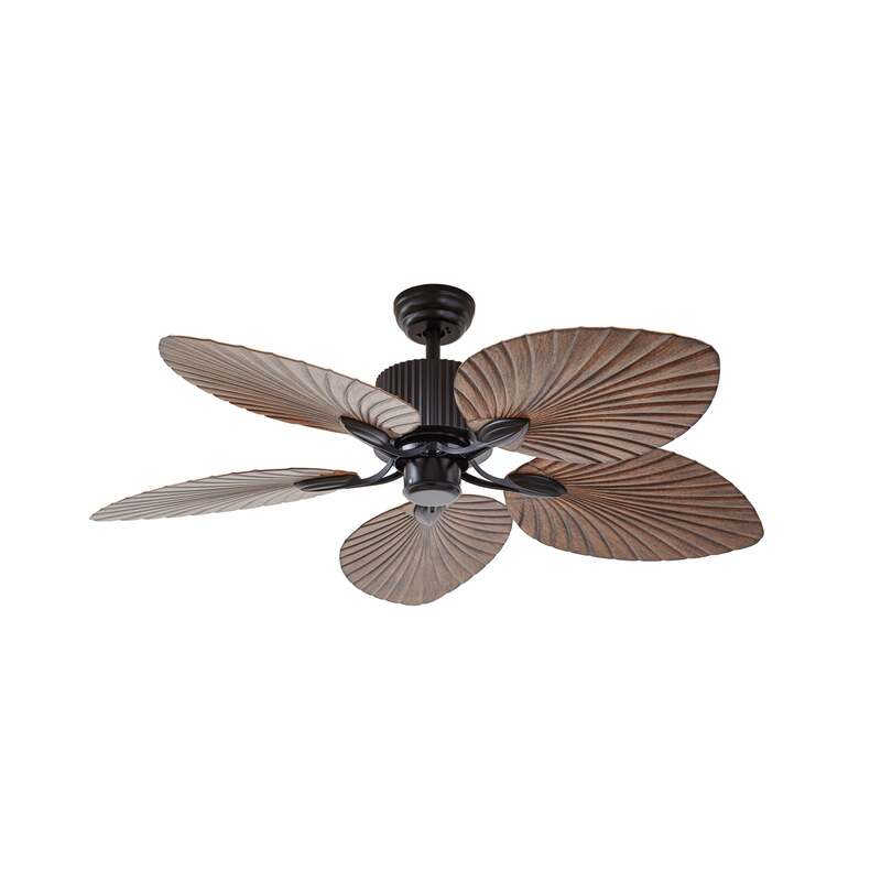 Lucande Deckenventilator Silvaris Ø132cm Holzoptik DC leise mit Fernbedienung - 4255830910777