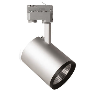 B-Ware Megaman LED-Spot Marco 3-Phasen-Leuchte Strahler silber 4000K Schienensystem