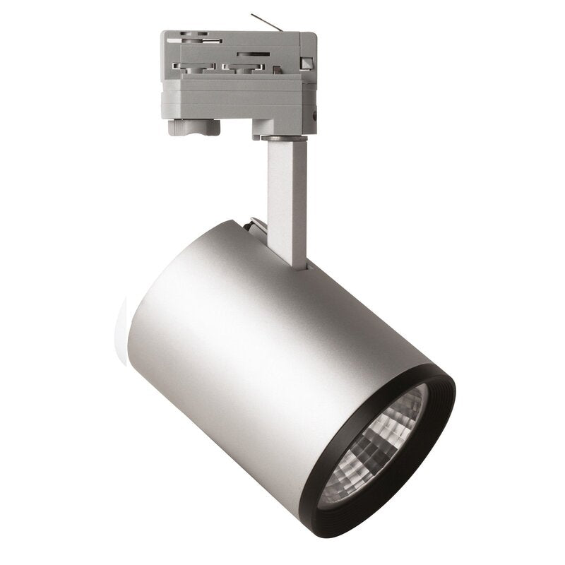 Megaman LED-Spot Marco 3-Phasen-Leuchte Strahler silber 4000K Schienensystem - 4020856789474