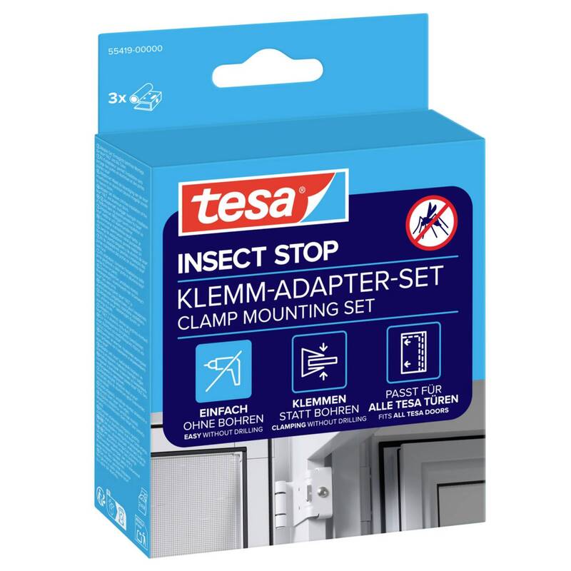 Tesa Fliegengitter Adapter-Set Insektenschutz für Tesa Fliegengitter weiß 1 St. - 4063565057830