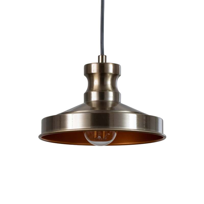 Hängelampe Berceste 9263 3-flammig altmessingfarben E27 dimmbar 72 cm Opviq - 8684283470518