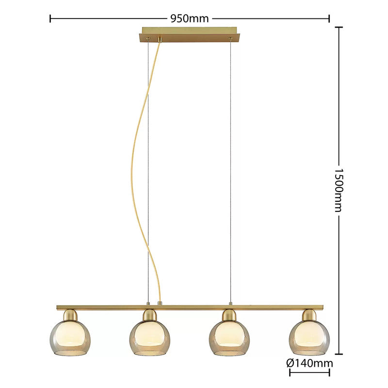 Lucande Mylah Hängelampe Pendelleuchte Deckenleuchte Lampe Leuchte Deckenlampe - 4251911730234