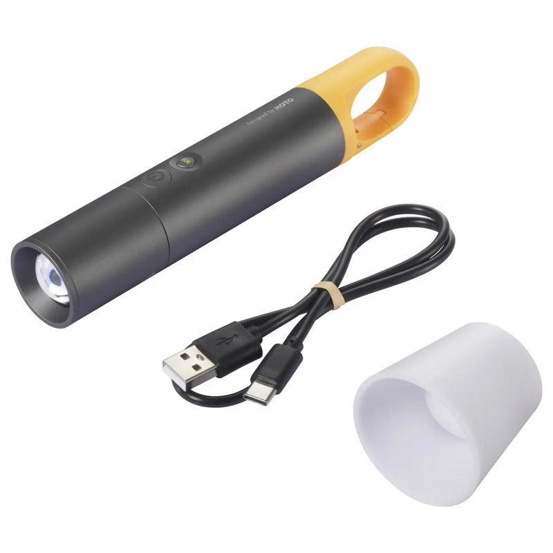 HOTO Handlampe verstellbar Hängelampe HTE0015GL LED 1000lm 24h 160g schwarz - 6974370800055