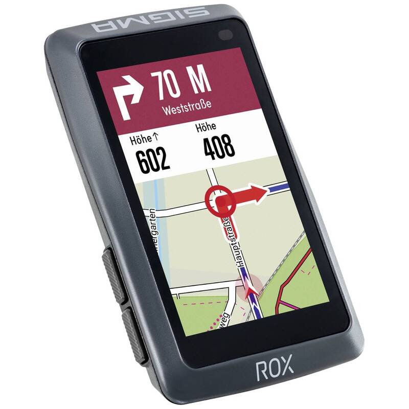 Sigma Fahrrad-Navi ROX 12.1 EVO Bluetooth GPS GLONASS Europa 3 Zoll grau 110g - 4016224010400