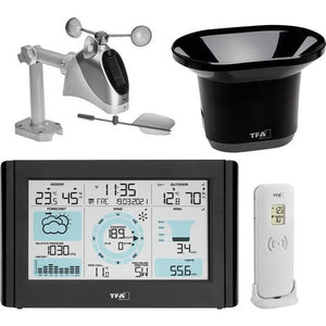 B-Ware TFA Dostmann WEATHER PRO 35.1161.01 Funk-Wetterstation Thermometer Hygrometer
