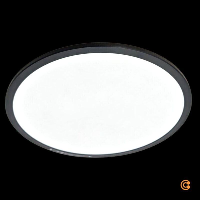 Nordlux Deckenleuchte Oja LED Lampe dimmbar schwarz warmweiß 600x600mm 38W - 5704924002243