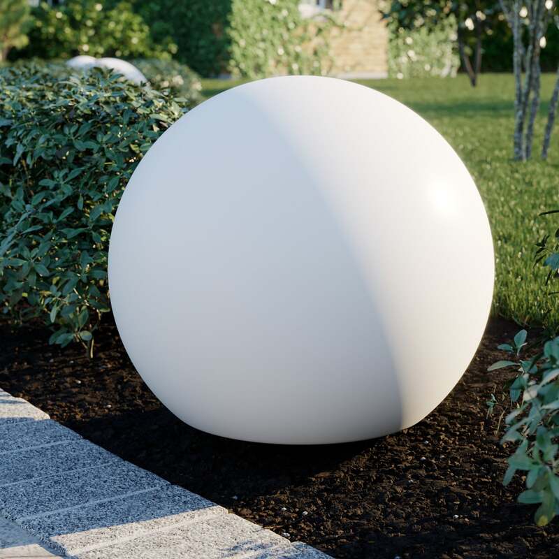 Nowodvorski Kugelleuchte Gartenleuchte Cumulus L LED Außenleuchte weiß Ø60cm - 5903139697897