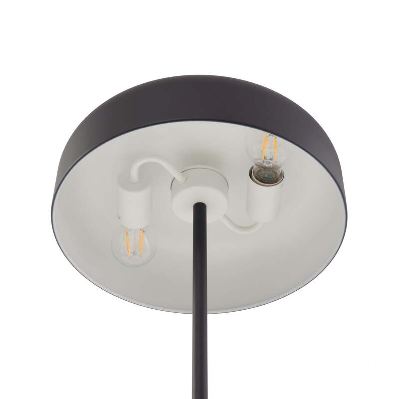 Lindby Stehleuchte Edion schwarz Metall moderne Beleuchtung für Wohnzimmer - 4251911785807