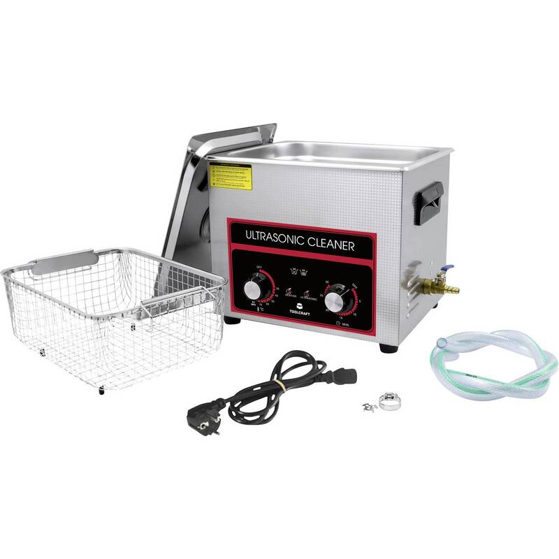 Toolcraft Ultraschallreiniger 10l Werkstatt Schmuck Edelstahl 440W mit Heizung - 4064161294131