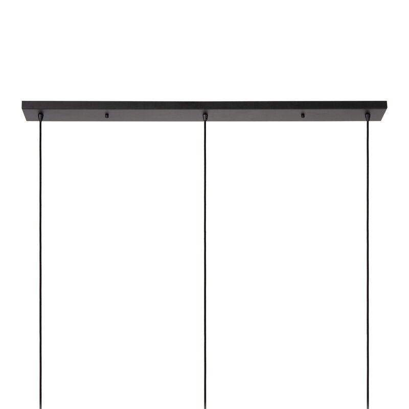 Lucide Hängeleuchte Danza Pendelleuchte Deckenlampe Lampe dreiflammig schwarz81 - 5411212211552