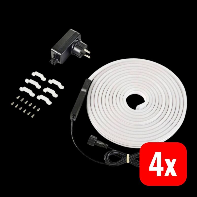 Sygonix LED Streifen RGB 5m dimmbar App steuerbar Außenleuchte IP44 warmweiß - 4064161197845