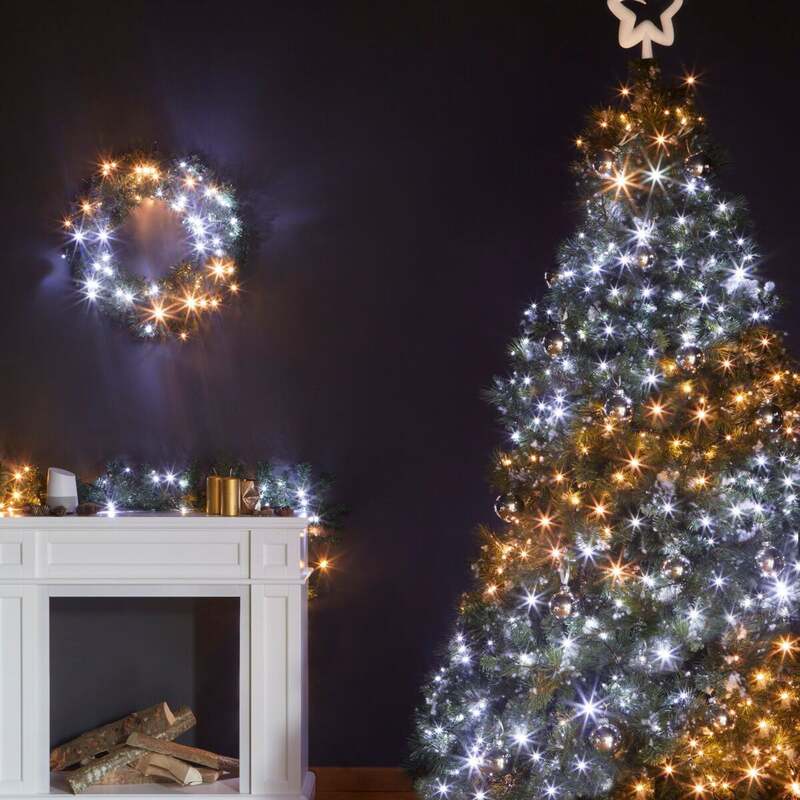 Twinkly LED Lichterkette 250er mit WLAN und Appsteuerung warmweiß kaltweiß - 8056326671402