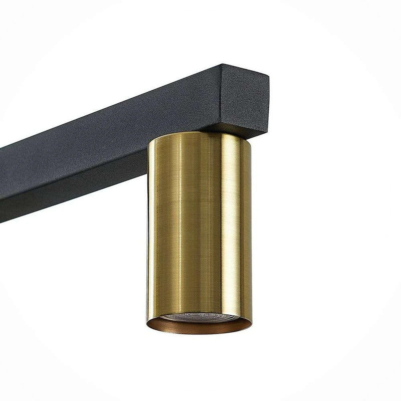 Lindby Pendelleuchte Hängelampe Baliko messing schwarz Esstischlampe Licht LED - 4251911706451