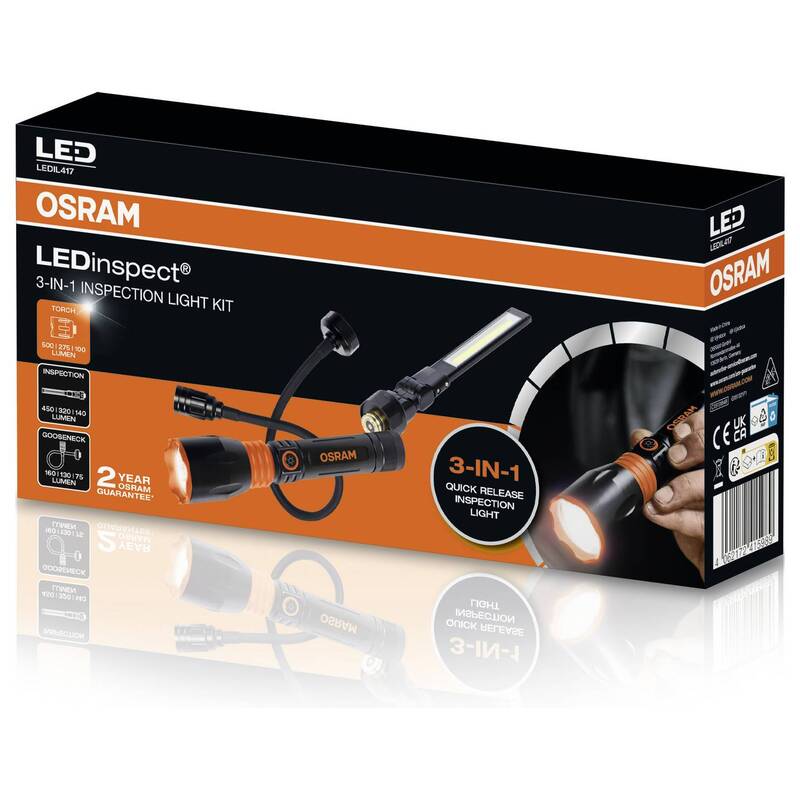 Osram Automotive Arbeitsleuchte LEDinspect 3-in-1 LED Lampe 500lm - 4062172415989