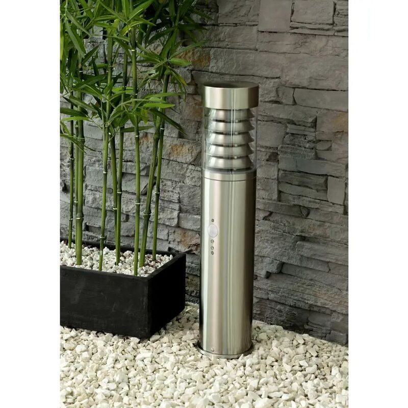 Heitronic Außenstandleuchte Gartenleuchte SATURN LED Edelstahl 12W IP44 510mm - 4002940368925