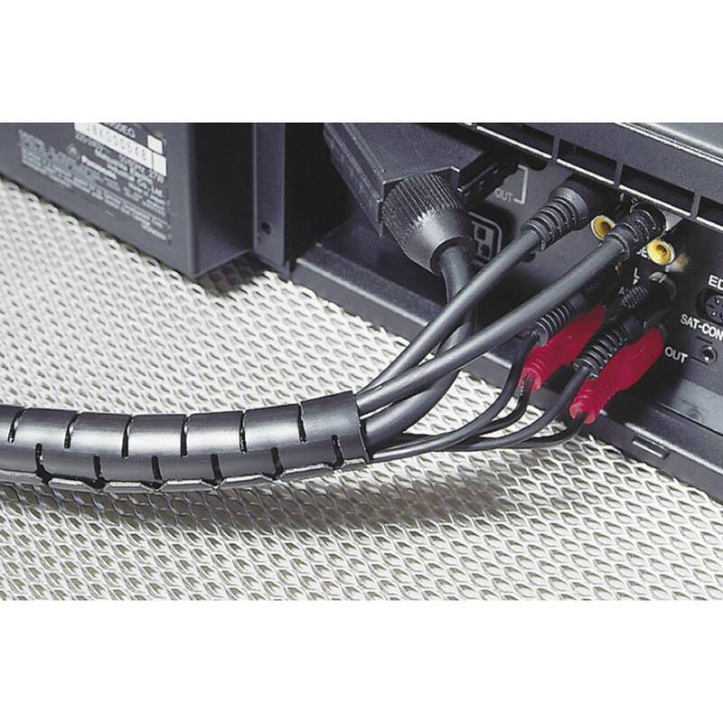 HellermannTyton Kabelschlauch HWPP-20MM-PP-BK-Q1 21mm max halogenfrei schwarz - 5022660435003
