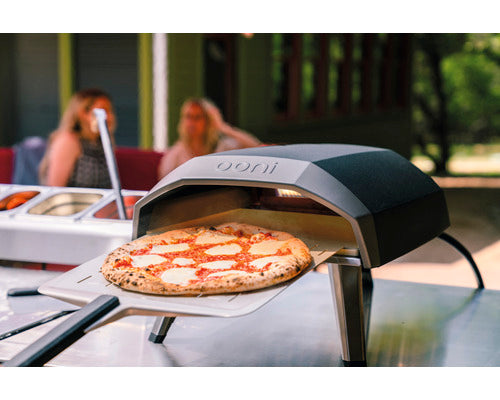 Ooni Pizzaofen Koda 12 Gas Edelstahl silberschwarz mit Hitzeregler Gaszündung - 5060568341224