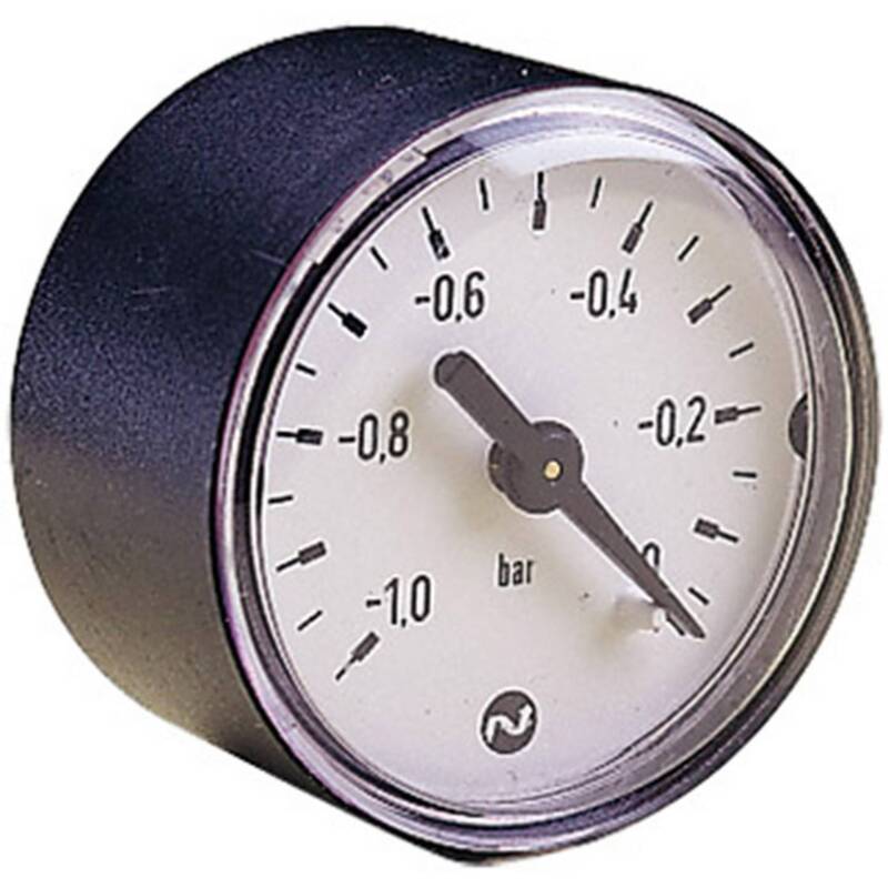 Norgren - Manometer M/58080 Rückseite -1 bis 0 bar Außengewinde 1/8" - 4016138362442