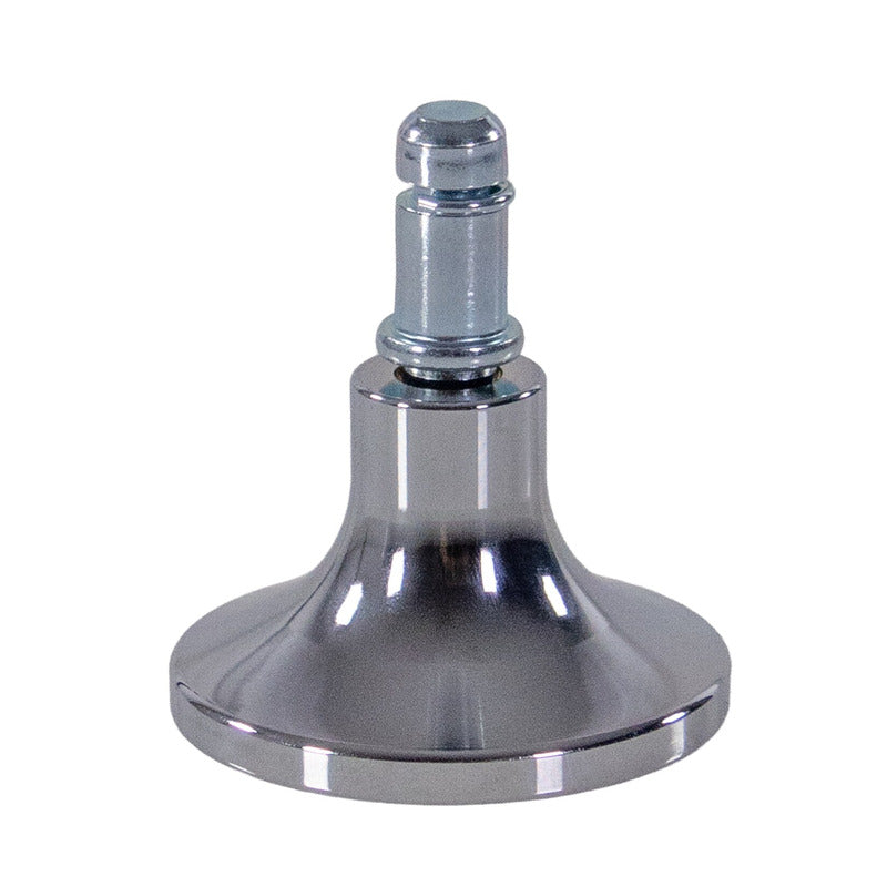 hjh OFFICE Bodengleiter STAND C Stuhlrollen Gleiter Aluminium Silber Stuhl - 4064323108030