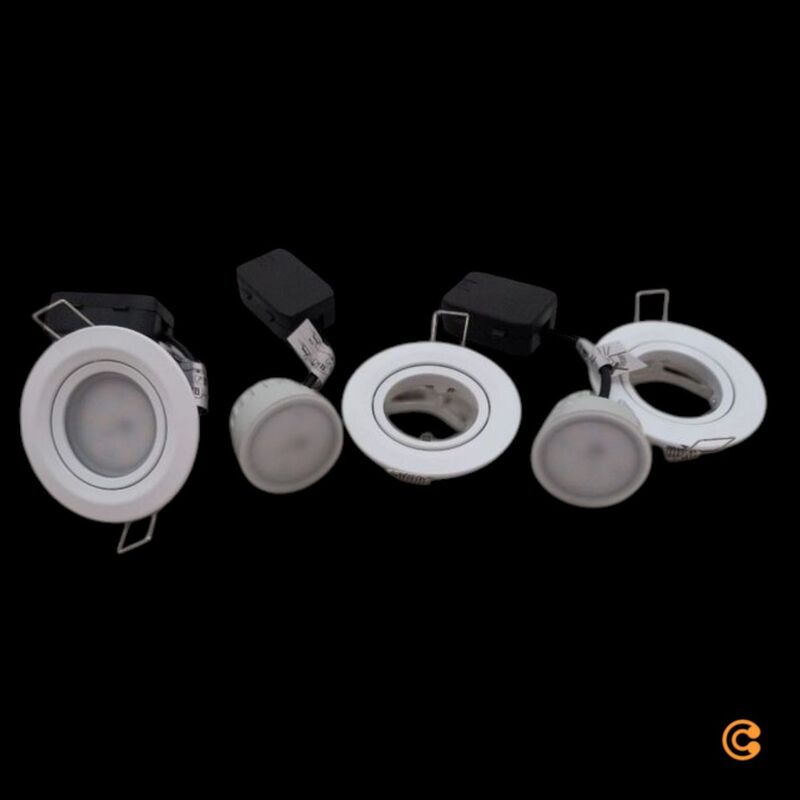 Paulmann Einbaustrahler Nova Coin LED Spot dimmbar warmweiß 3er Set weiß matt - 4000870934852