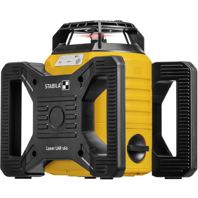 Stabila Rotationslaser Lasergerät LAR 160 Set Stativ 5 m Nivellierlatte Laser - 4005069192419